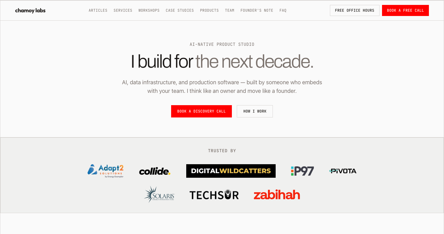 Chamoy Labs Landing Page